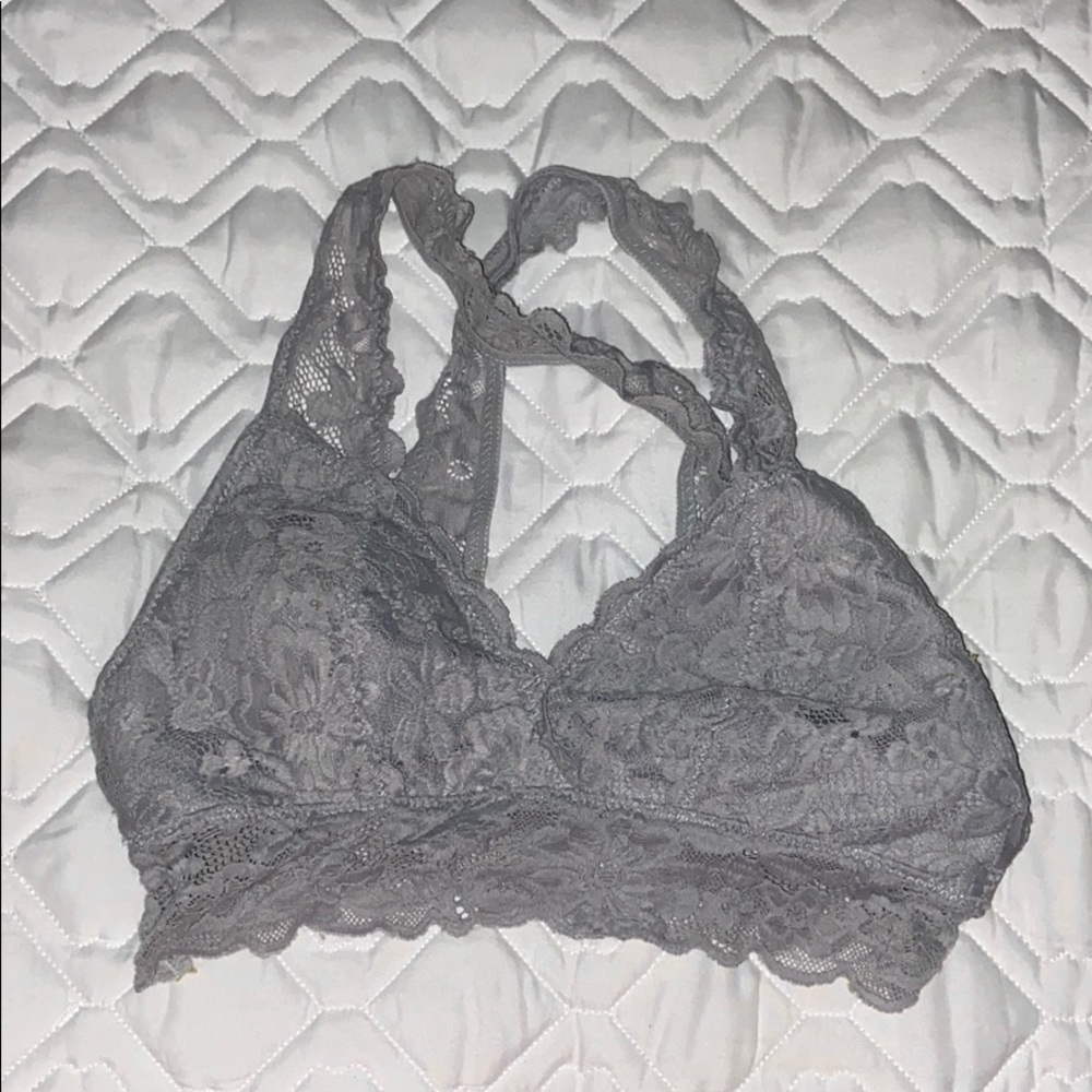 Grey bralette